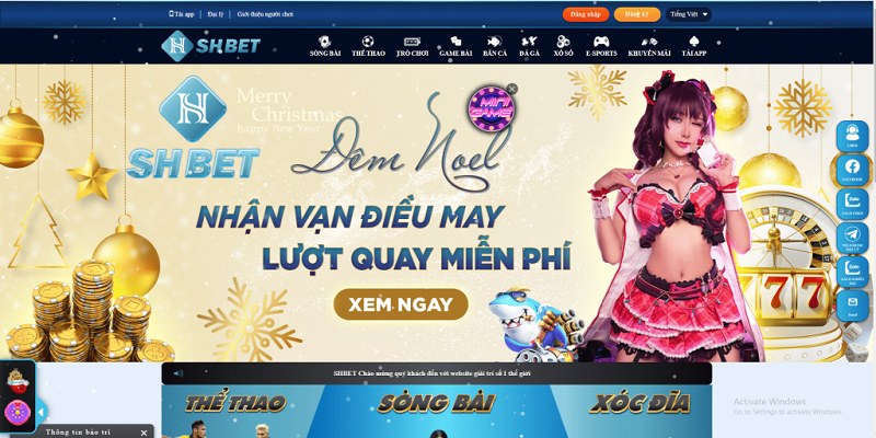 Giao diện của casino SHBET cũng được thiết kế thông minh và khoa học