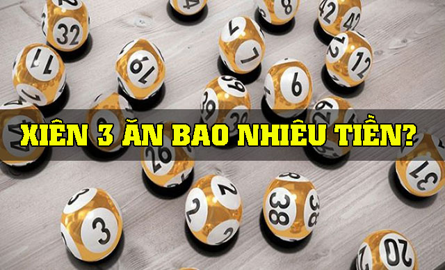 Số tiền thưởng cao nhất khi trúng lô xiên 3